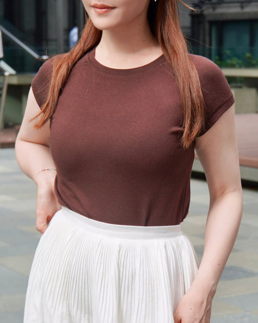 Super Soft Raglan-Sleeved Basic Tee